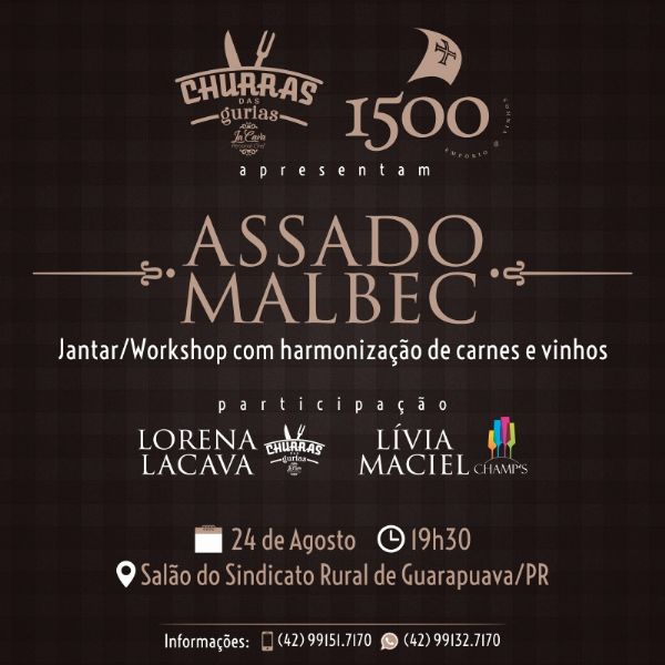  Sindicato Rural sedia Workshop de harmoniza&ccedil;&atilde;o de carnes e vinhos 