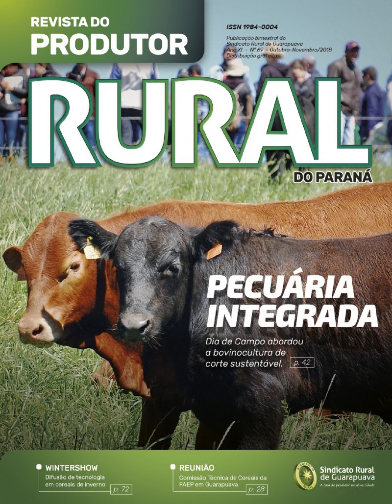 REVISTA DO PRODUTOR RURAL: chegou nesta sexta-feira, 26, edição out/nov 2018