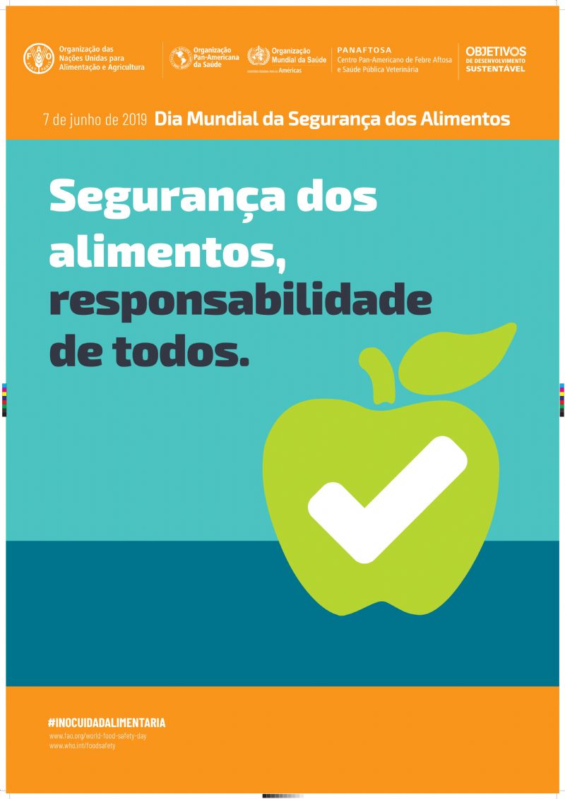 7 de junho: Dia Mundial Da Segurança Dos Alimentos 2019