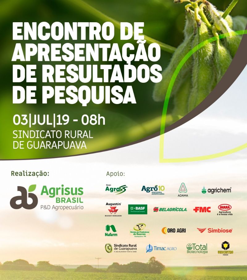 Sindicato Rural sedia encontro de resultados de pesquisas na soja e feijão