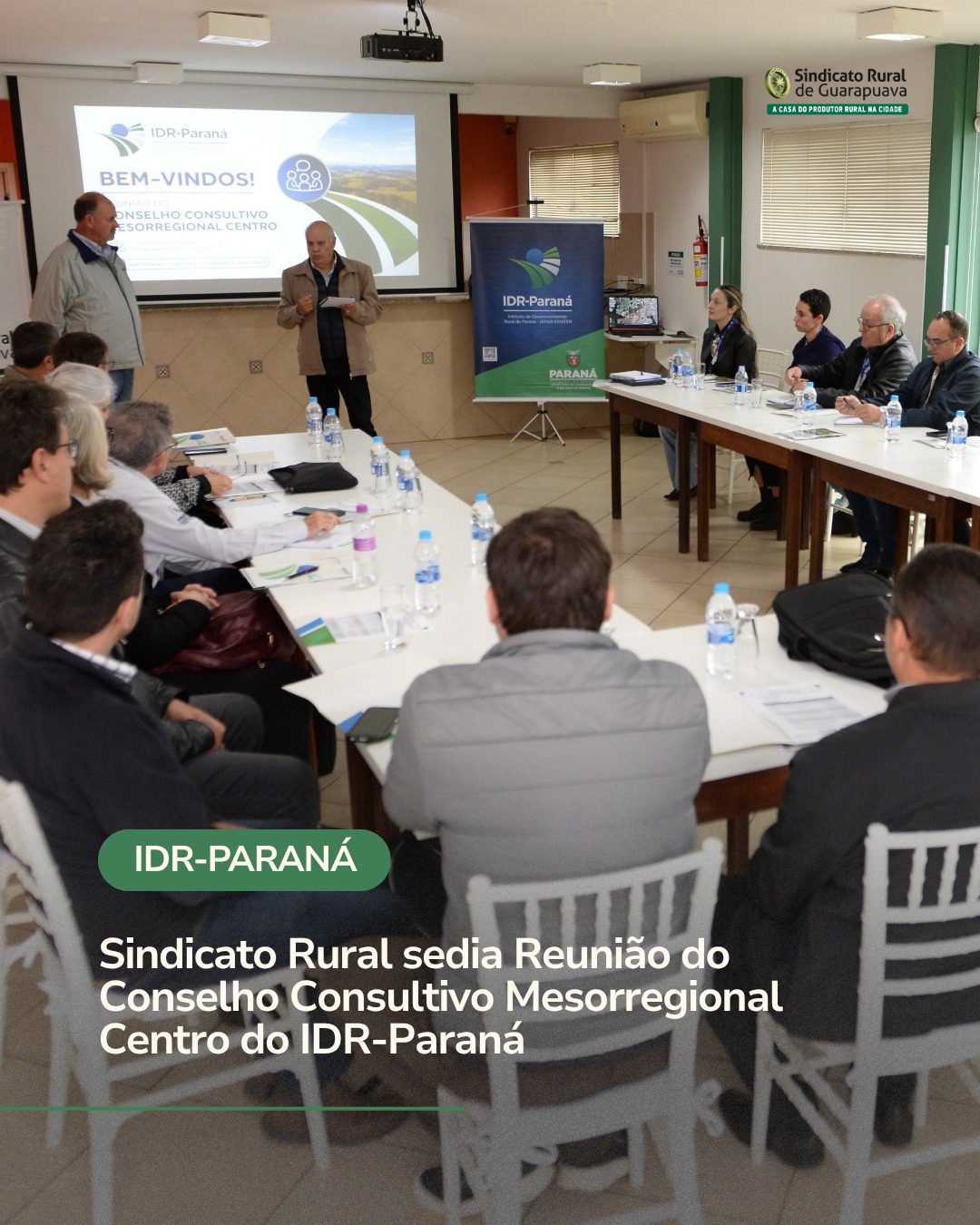Sindicato Rural sedia reunião do Conselho Consultivo Mesorregional Centro do IDR - Paraná