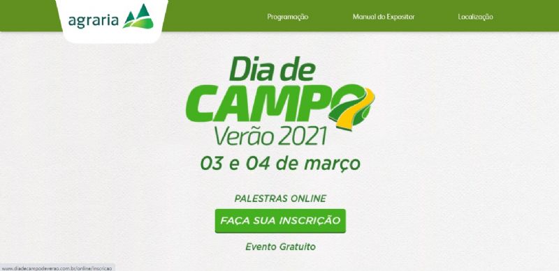 Dia de Campo de Verão tem atividades presenciais suspensas