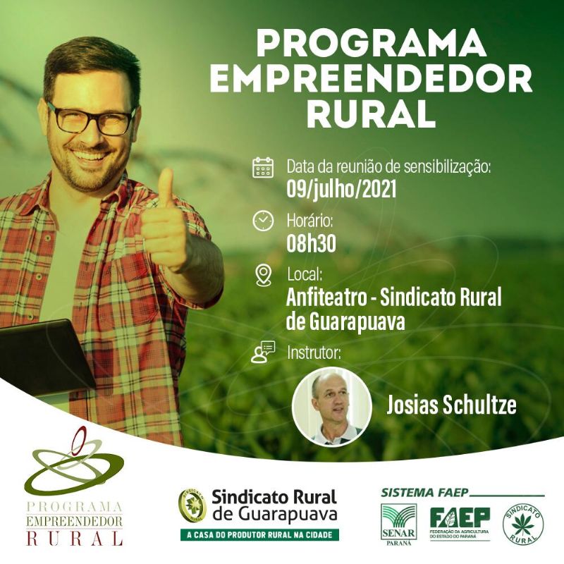 Sindicato Rural de Guarapuava mobiliza turmas para o Programa Empreendedor Rural