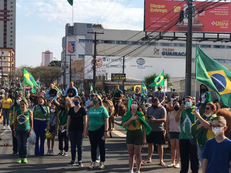 Manifestações em Guarapuava e em todo Brasil marcam 7 de setembro
