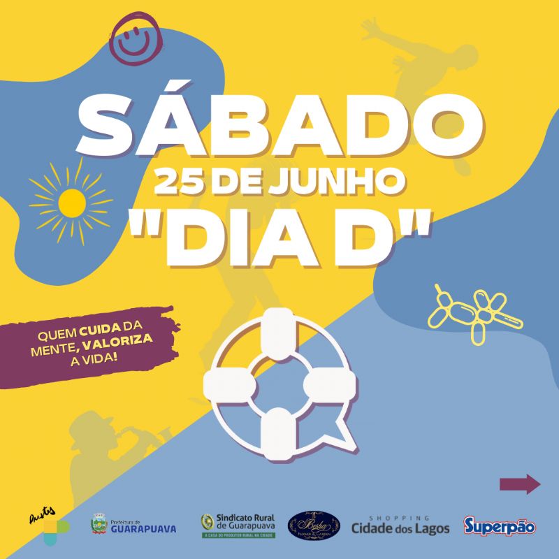 Grupo “Informação Salva Vidas” promove dia “D” neste sábado (25), em Guarapuava