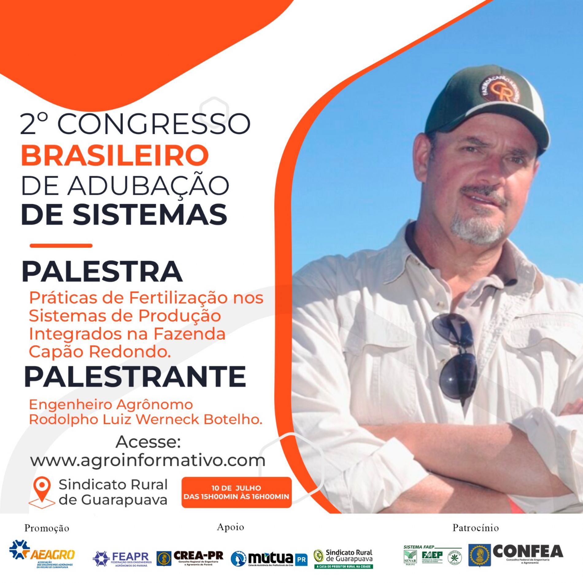 2º Congresso Brasileiro de Adubação de Sistemas acontece na próxima semana em Guarapuava