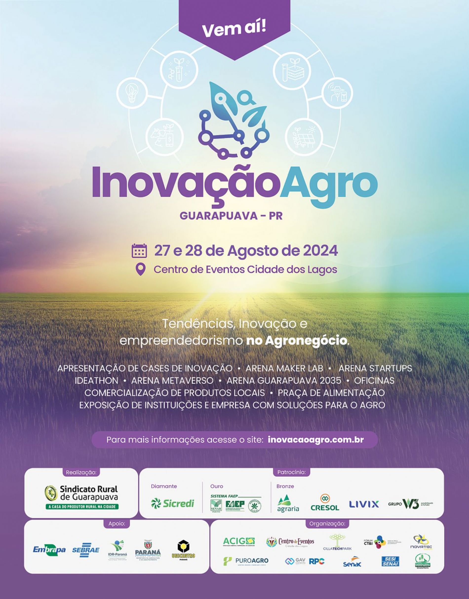 Palestras destacam o papel da tecnologia e da inovação no futuro do agronegócio