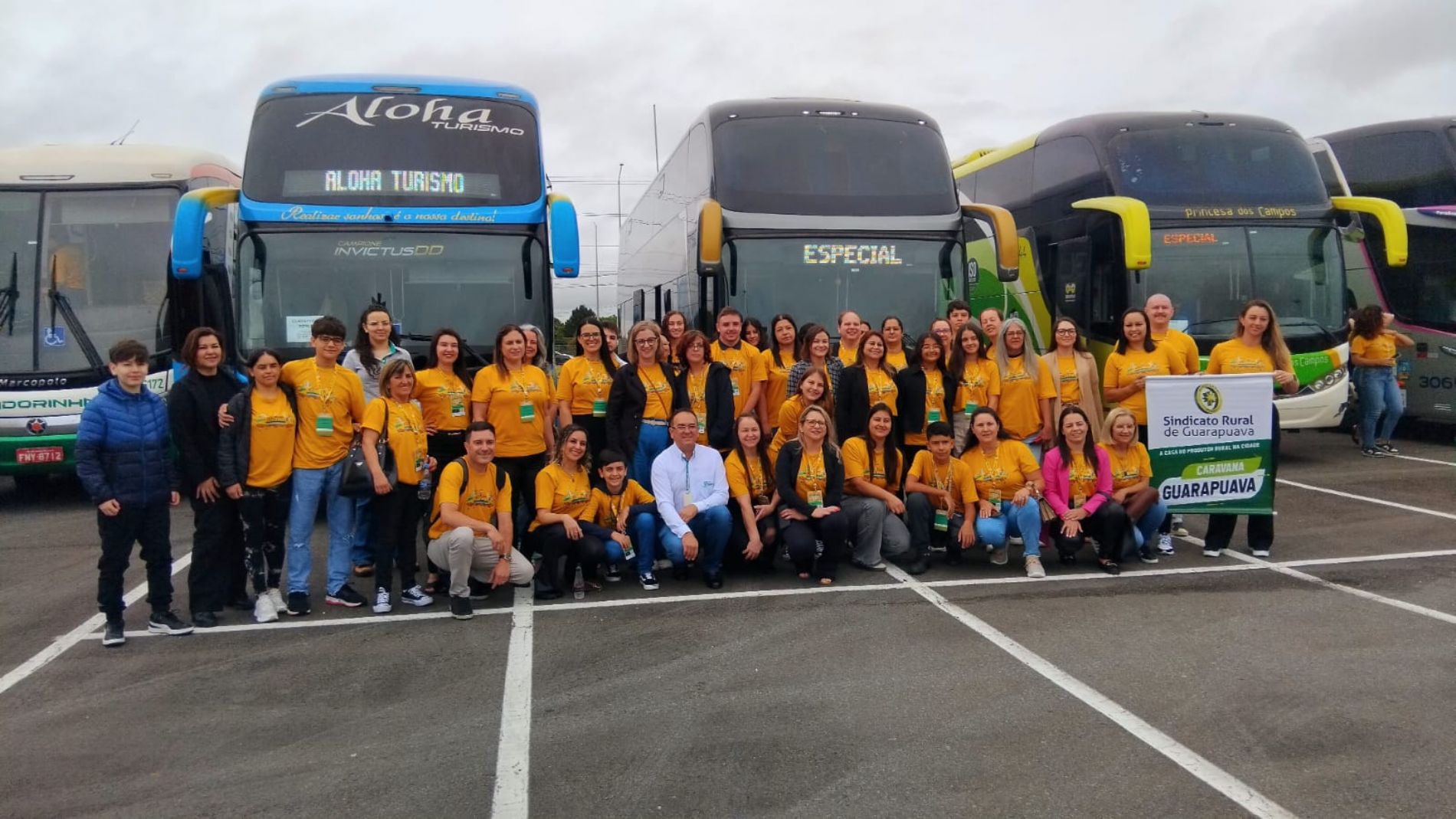 Caravana de Guarapuava prestigia encerramento do Agrinho 2024