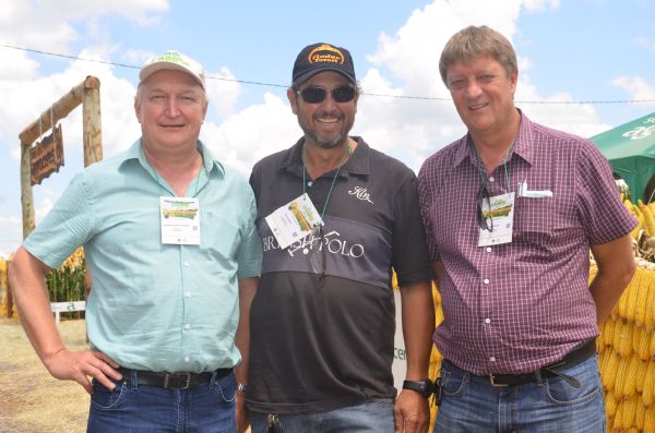 Manfred Majowski, Anton Annas e Arnaldo Stock 