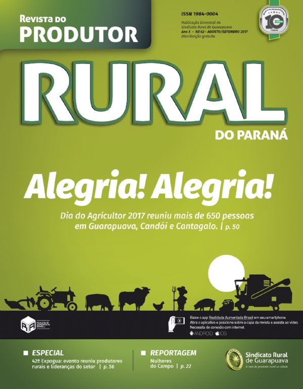 Revista do Produtor Rural traz tecnologia Realidade Aumentada