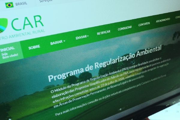 CAR: Prazo de inscri&ccedil;&atilde;o se encerra em 31 de maio